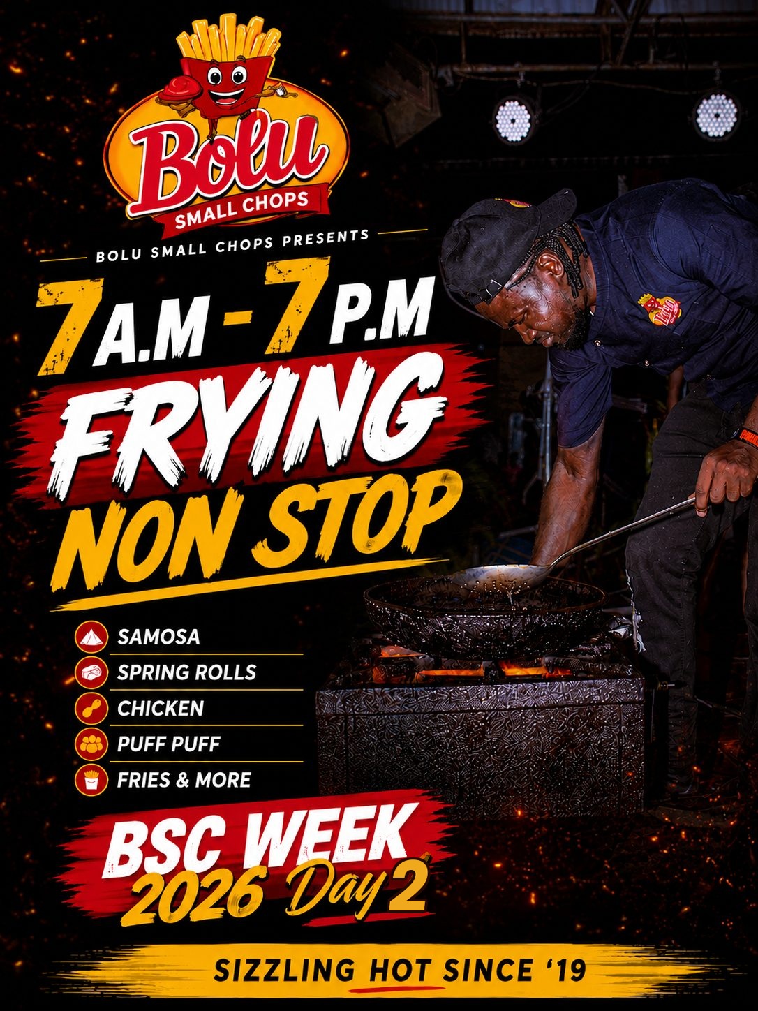 Day Two: Frying Non-Stop flyer